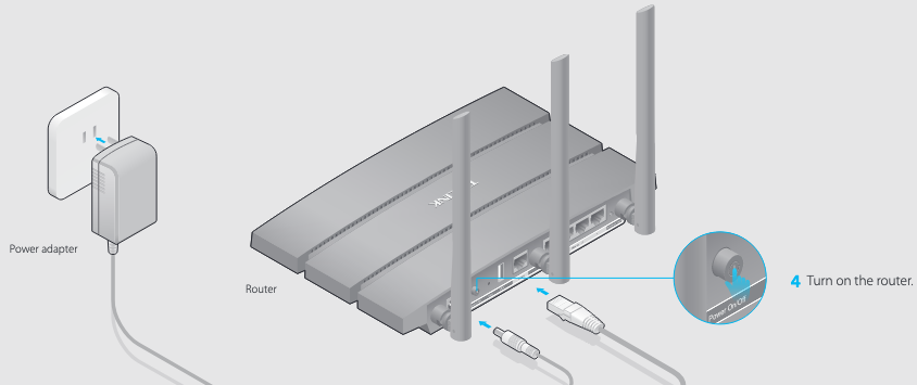 TP-Link - AC1200 - Donanımı Bağlayın Adım 2 Donanımı Bağlayın Adım 2