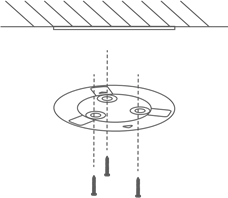 Ezviz - Mini 360 Plus - 3. korak pri montaži na steno 3. korak pri montaži na steno