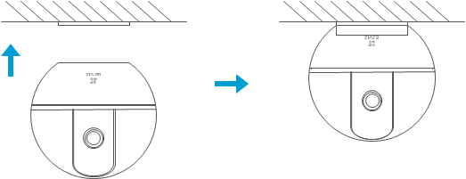 Ezviz - Mini 360 Plus - 4. korak pri montaži na steno 4. korak pri montaži na steno