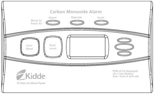 Kidde - C3010 - C3010-D C3010-D