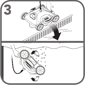 Aquabot - Pura 4X - GYORS ÜZEMBE HELYEZÉS 3. lépés GYORS ÜZEMBE HELYEZÉS 3. lépés