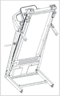 Xterra - TR150 - PARA DESPLEGAR LA CAMINADORA Paso 1 PARA DESPLEGAR LA CAMINADORA Paso 1