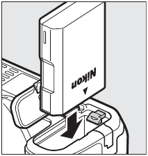 Nikon - D3500 - Futni Baterinë dhe një Kartë Memorie Hapi 1 Futni Baterinë dhe një Kartë Memorie Hapi 1