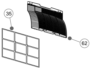 Idylis - 416709 - REPLACEMENT PARTS LIST VIEW 3 REPLACEMENT PARTS LIST VIEW 3