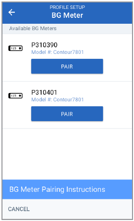 OmniPod - DASH System - Pair your CONTOUR® NEXT ONE BG Meter Step 3 Pair your CONTOUR® NEXT ONE BG Meter Step 3