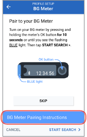 OmniPod - DASH System - Pair your CONTOUR® NEXT ONE BG Meter Step 1 Pair your CONTOUR® NEXT ONE BG Meter Step 1