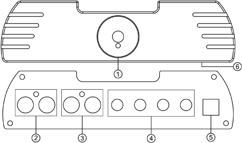 AIYIMA AUDIO - A8 - Front And Rear Panel Description Front And Rear Panel Description