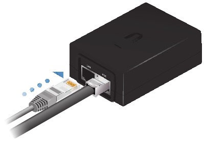 Ubiquiti - Rocket M Series - Kuunganisha Nguvu kupitia Ethernet - Hatua ya 2 Kuunganisha Nguvu kupitia Ethernet - Hatua ya 2