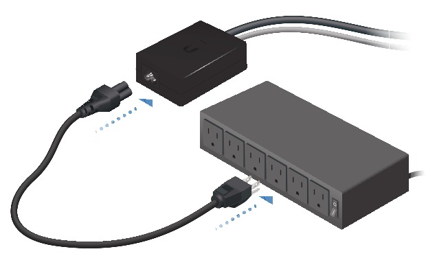 Ubiquiti - Rocket M Series - Kuunganisha Nguvu kupitia Ethernet - Hatua ya 3 Kuunganisha Nguvu kupitia Ethernet - Hatua ya 3