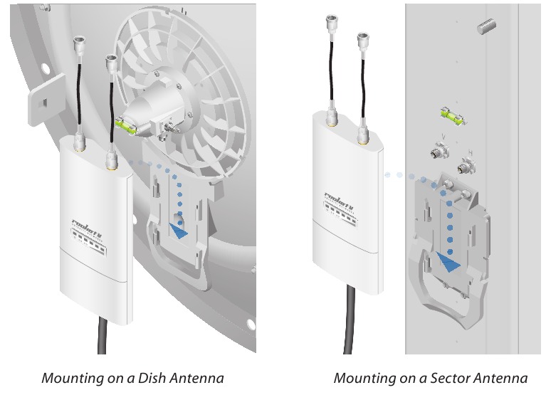 Ubiquiti - Rocket M Series - Usakinishaji wa Vifaa - Hatua ya 3 Usakinishaji wa Vifaa - Hatua ya 3
