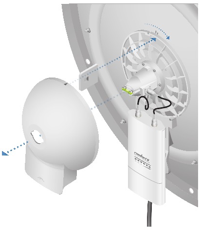 Ubiquiti - Rocket M Series - Usakinishaji wa Vifaa - Hatua ya 5 Usakinishaji wa Vifaa - Hatua ya 5