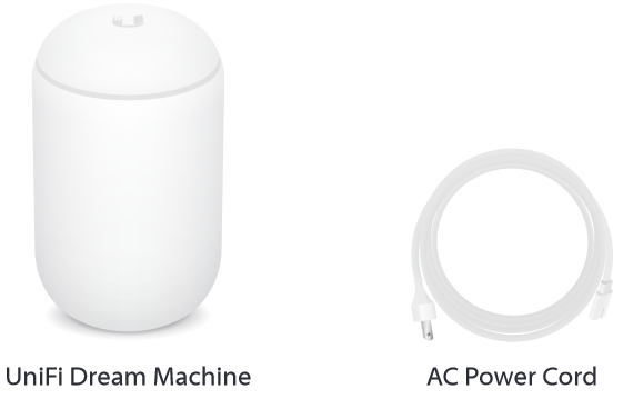 Ubiquiti - Unifi Dream Machine - Пакет мазмұны Пакет мазмұны