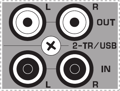 Behringer - XENYX Q1202USB - Fig. 2.11: 2-TRACK inngang/utgang Fig. 2.11: 2-TRACK inngang/utgang