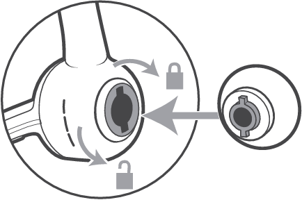 Plantronics - BT300 - Fit your headset Step 1 Nasazení sluchátek Krok 1
