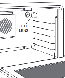 Wolf - Gas Range - Light bulb replacement Výměna žárovky