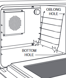 Wolf - Gas Range - Vodítka pro rošty trouby Vodítka pro rošty trouby