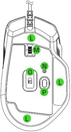 Razer - BASILISK - QURILMANING JOYLASHTIRILISHI 3-qadam QURILMANING JOYLASHTIRILISHI 3-qadam