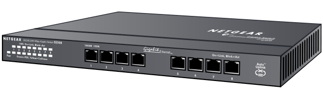 Netgear - ProSafe GS108 - Hyrje - Pamja e Produktit Hyrje - Pamja e Produktit