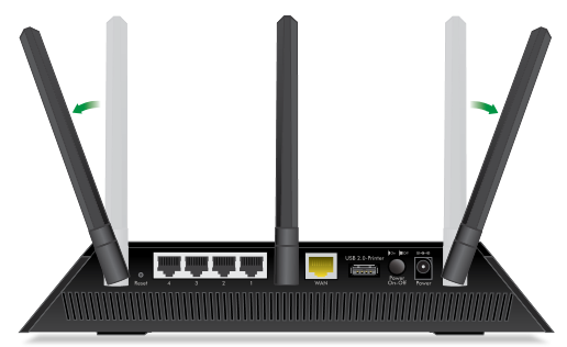 NETGEAR - R6400 - Csatlakozás - 1. lépés Csatlakozás - 1. lépés