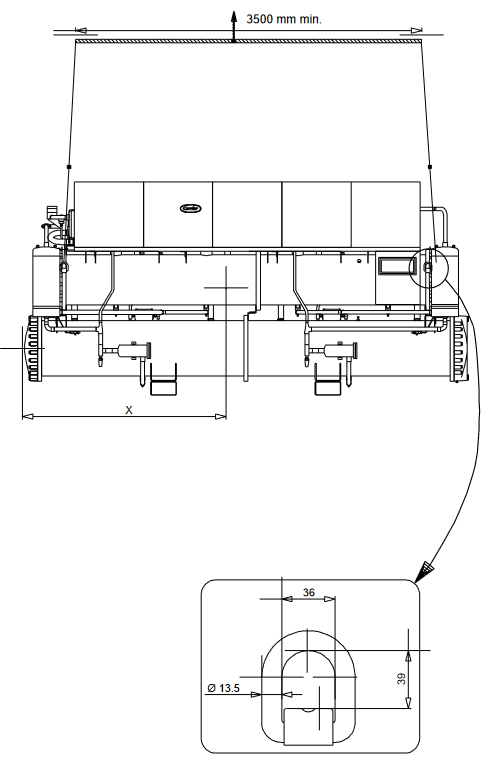 Carrier - 30HXC 080-375 - 30HXC 310-375 Lifting Instructions Step 2 30HXC 310-375 Lifting Instructions Step 2