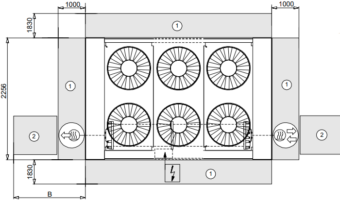 Carrier - 30HXC 080-375 - DIMENSJONER, KLARINGER, VEKTFORDELING - 30GX 082-182 Part 2 DIMENSJONER, KLARINGER, VEKTFORDELING - 30GX 082-182 Part 2