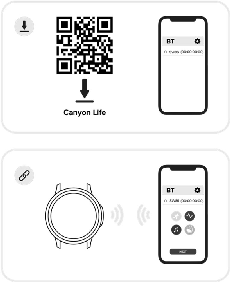 Canyon - Otto CNS-SW86 - Instalarea și conectarea aplicației Instalarea și conectarea aplicației