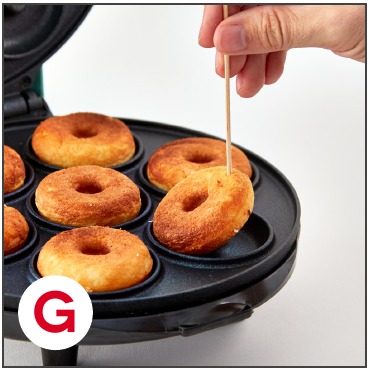 Dash - DDM007 - USO DEL DISPOSITIVO - Paso 7 - Retire las donuts USO DEL DISPOSITIVO - Paso 7 - Retire las donuts