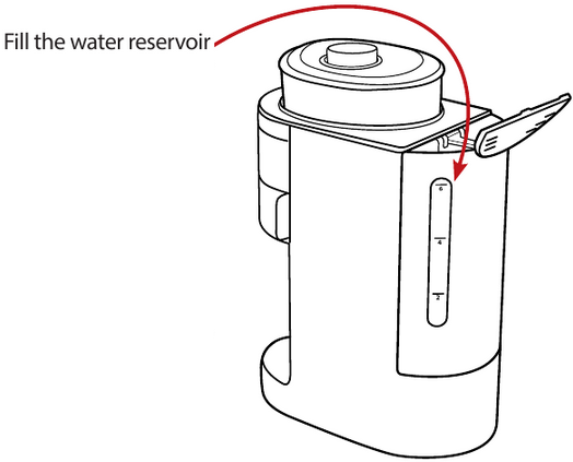 Gourmia - GCM-4850 - Őrölt kávé használata - 1. lépés Őrölt kávé használata - 1. lépés
