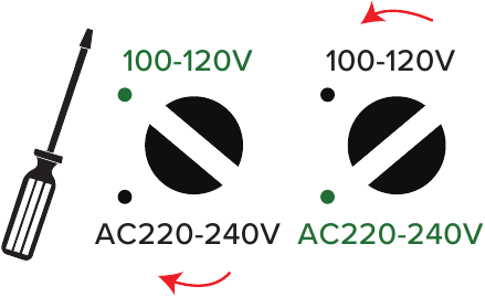 Gourmia - GK378 - DOPPELSPANNUNGSSCHALTER DOPPELSPANNUNGSSCHALTER
