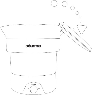 Gourmia - GK378 - ÖFFNEN DES WASSERKOCHERS - Schritt 2 ÖFFNEN DES WASSERKOCHERS - Schritt 2