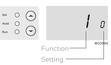Honeywell - RTH2510 Series - Advanced Installation - Changing Settings (Honeywell - RTH2510 сериясы - Қосымша орнату - Параметрлерді өзгерту) Advanced Installation - Changing Settings (Қосымша орнату - Параметрлерді өзгерту)