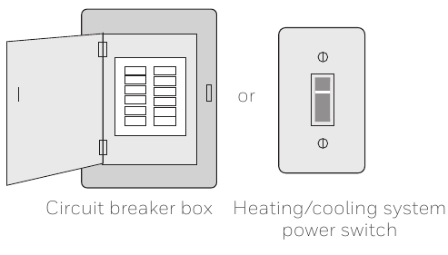 Honeywell - RTH2510 Series - Turn Power Back On (Honeywell - RTH2510 сериясы - Қуатты қайта қосу) Turn Power Back On (Қуатты қайта қосу)