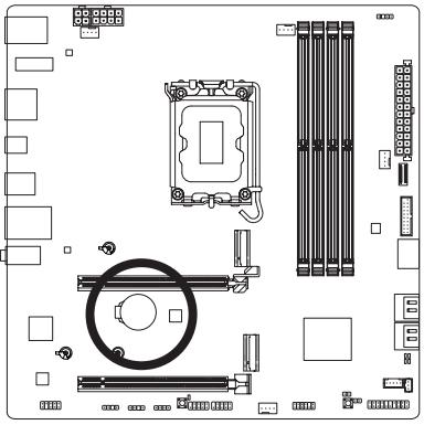 GIGABYTE - B760M AORUS ELITE X AX - BAT (aku) BAT (aku)