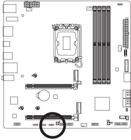 GIGABYTE - B760M AORUS ELITE X AX - LED_C (RGB LED-riba päis) LED_C (RGB LED-riba päis)