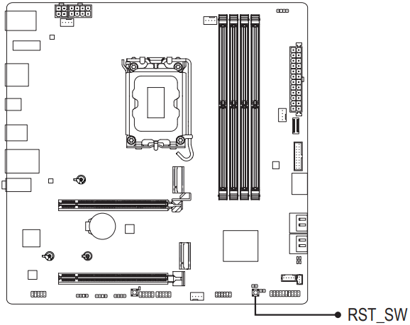 GIGABYTE - B760M AORUS ELITE X AX - kiirnupud Kiirnupud