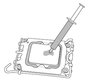 GIGABYTE - Z790M AORUS ELITE AX - Εγκατάσταση του ψύκτη CPU - Βήμα 1 Εγκατάσταση του ψύκτη CPU - Βήμα 1