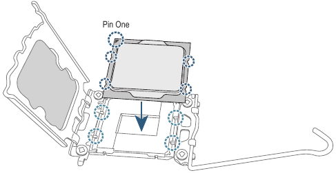 GIGABYTE - Z790I AORUS ULTRA - A CPU beszerelése - 2. lépés A CPU beszerelése - 2. lépés