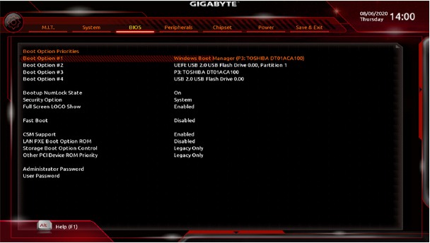 GIGABYTE - B450 AORUS ELITE V2 - BIOS BIOS