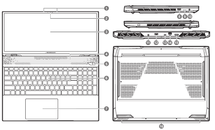 GIGABYTE - AORUS 16 BSF - Περιήγηση Notebook Περιήγηση Notebook