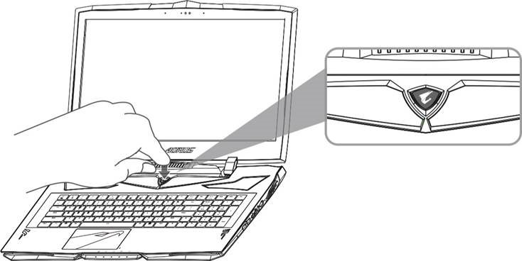 GIGABYTE - X9 DT - Εκκίνηση του notebook για Πρώτη Φορά Εκκίνηση του notebook για Πρώτη Φορά