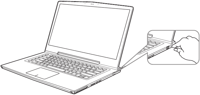 GIGABYTE - X3 Plus r7 - Χρήση του Notebook για πρώτη φορά - Βήμα 2 Χρήση του Notebook για πρώτη φορά - Βήμα 2