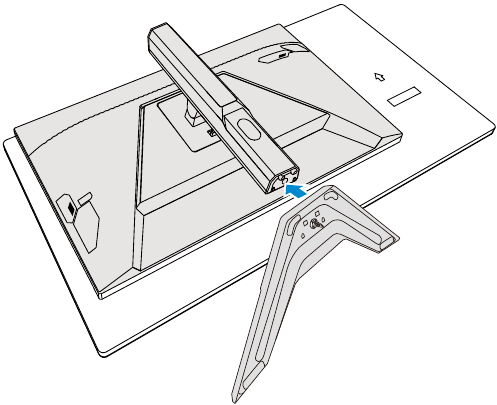 GIGABYTE - M27U - Εγκατάσταση της βάσης της οθόνης - Βήμα 1 Εγκατάσταση της βάσης της οθόνης - Βήμα 1