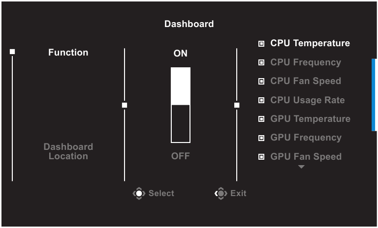 GIGABYTE - G24F 2 - Πίνακας ελέγχου - Βήμα 1 Πίνακας ελέγχου - Βήμα 1