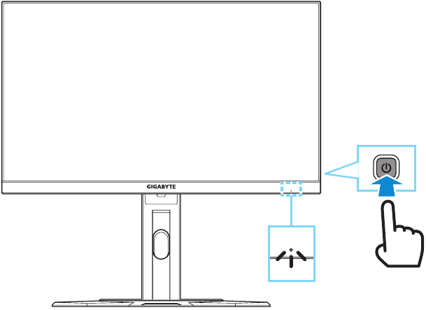 GIGABYTE - G24F 2 - Ενεργοποίηση Ενεργοποίηση