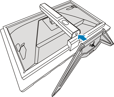 GIGABYTE - M27F A - Εγκατάσταση της βάσης της οθόνης Εγκατάσταση της βάσης της οθόνης
