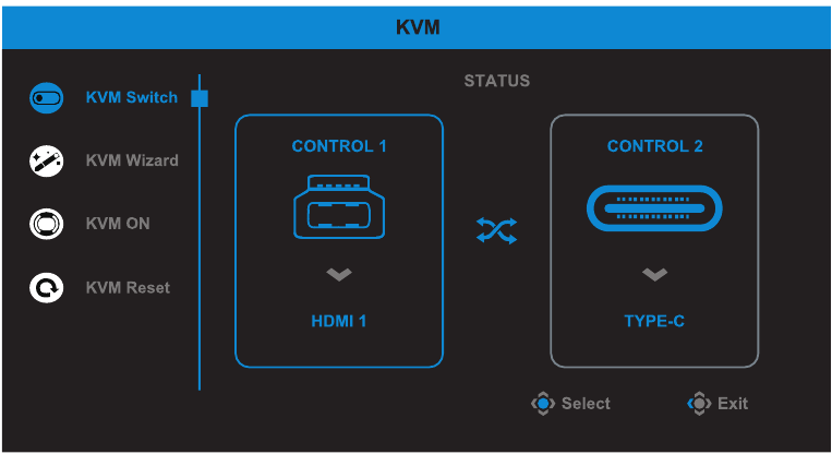 GIGABYTE - M27F A - KVM - Βήμα 1 KVM - Βήμα 1