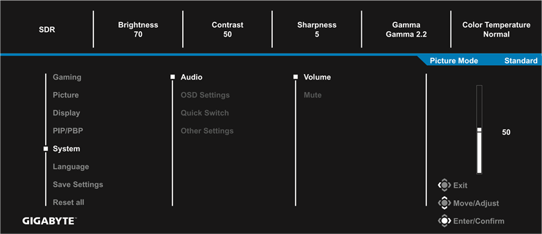 GIGABYTE - M27F A - System Σύστημα
