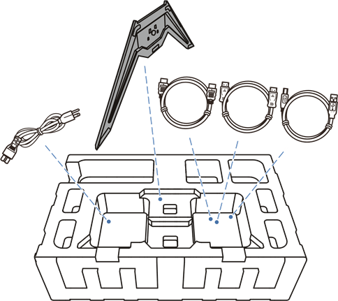 GIGABYTE - M27F A - Αποσυσκευασία - Βήμα 4 Αποσυσκευασία - Βήμα 4