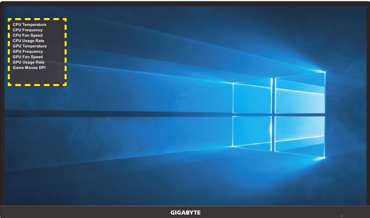 GIGABYTE - M28U - Βοήθεια παιχνιδιού - Θέση πίνακα ελέγχου Βοήθεια παιχνιδιού - Θέση πίνακα ελέγχου