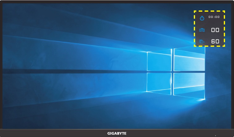 GIGABYTE - M28U - Βοήθεια παιχνιδιού - Επιλογή θέσης πληροφοριών Βοήθεια παιχνιδιού - Επιλογή θέσης πληροφοριών